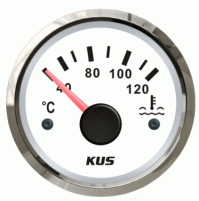 Water Temp. Gauge - Model - CPTR - 40~120℃ - SS 316 - White - KY14100 - Kusauto